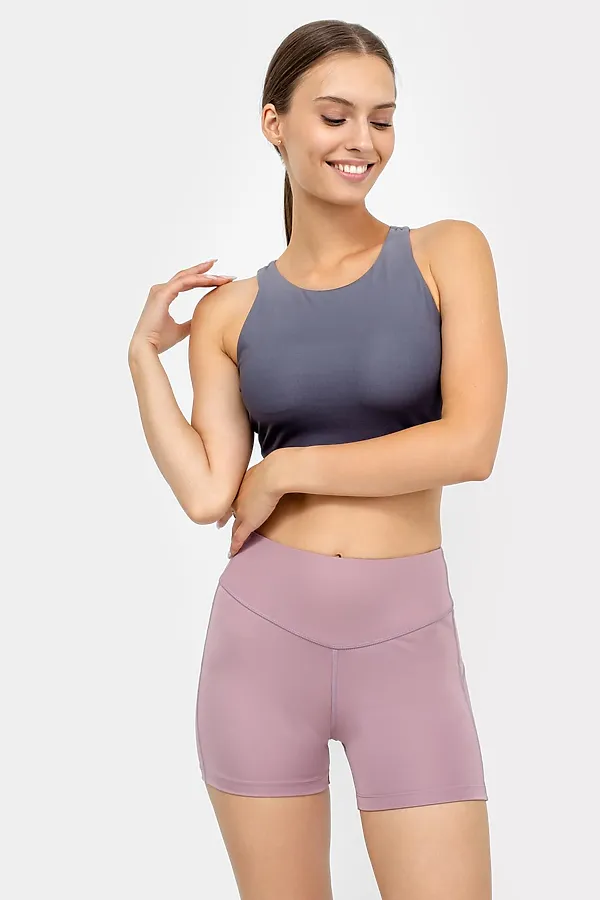 Шорты  MARK FORMELLE, сирень - фото 1