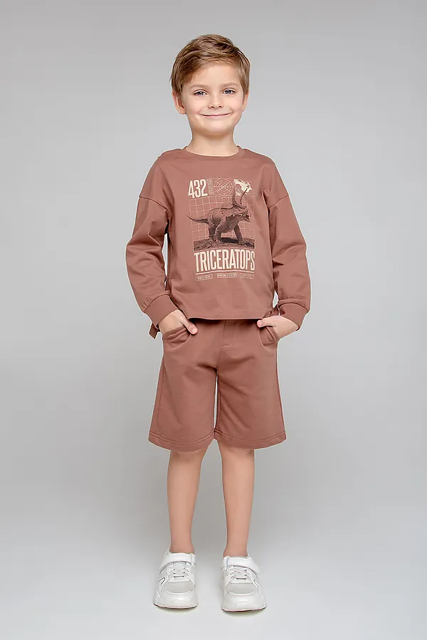 Шорты  CROCKID SALE, коричневый к344 - фото 1