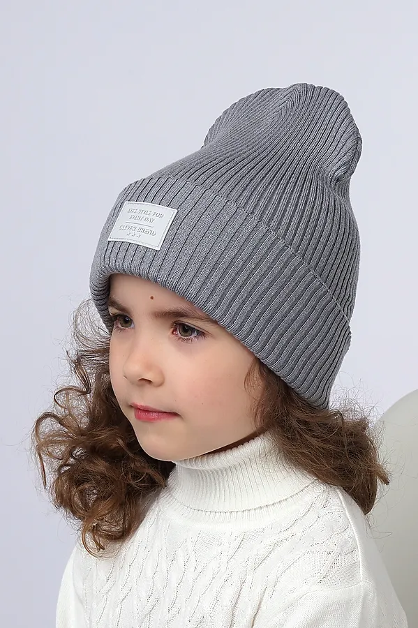 Шапка CLEVER, меланж серый - фото 1