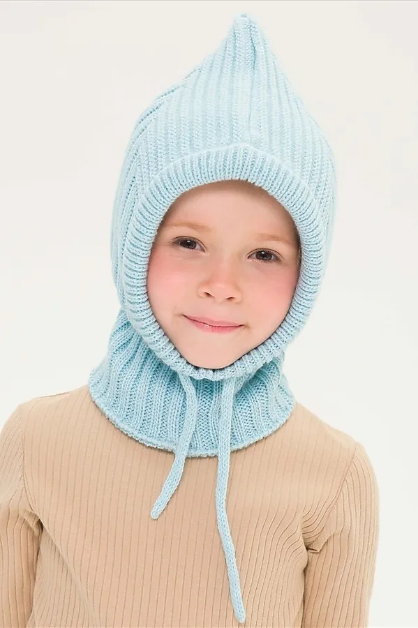 Капор  PELICAN, голубой - фото 1