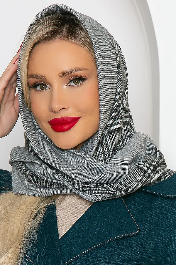 Косынка LADY TAIGA, клетка - фото 1