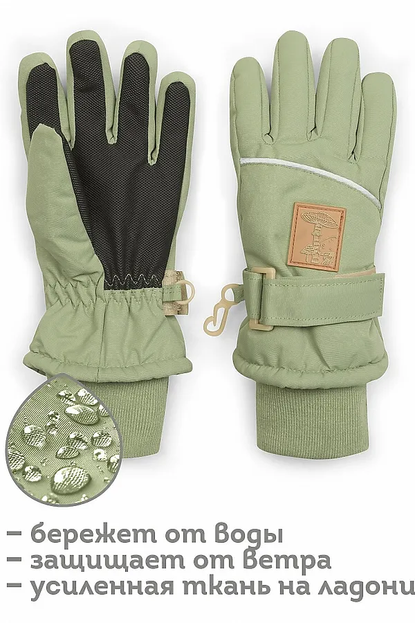 Перчатки PELICAN, хаки - фото 1