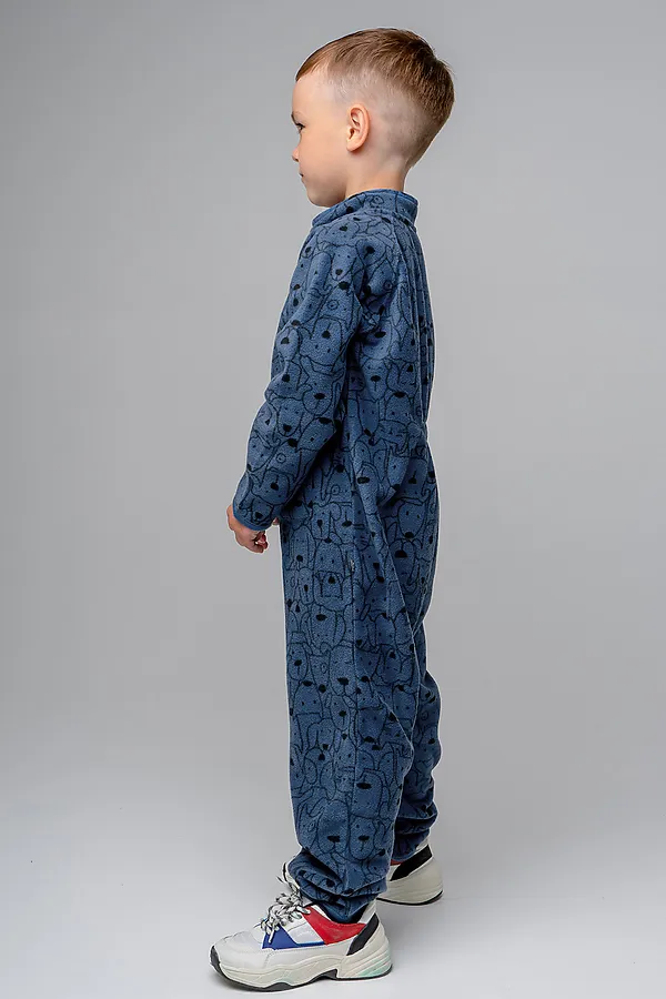Комбинезон  CROCKID SALE, светлый индиго, найди кошку - фото 1