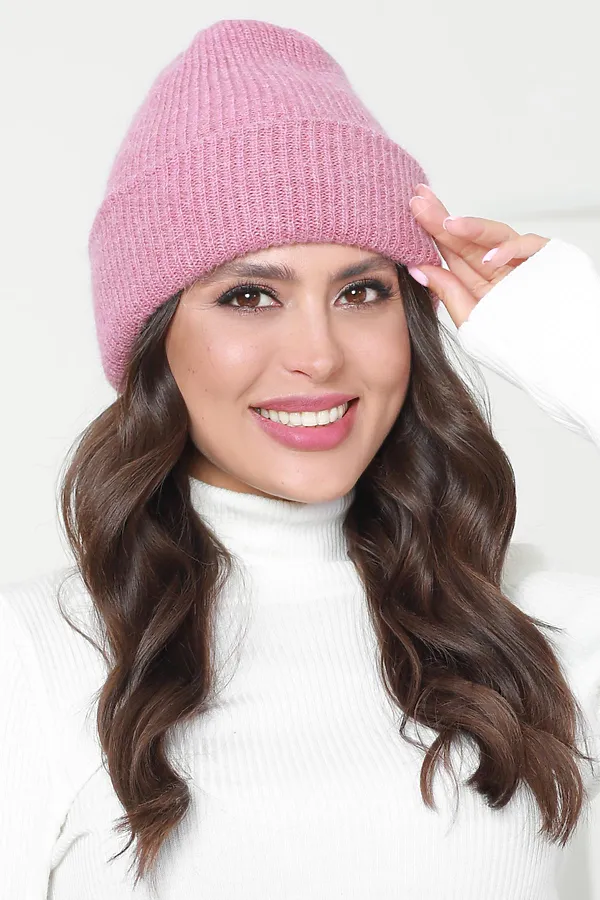 Шапка DSTREND, сиренево-розовый - фото 1