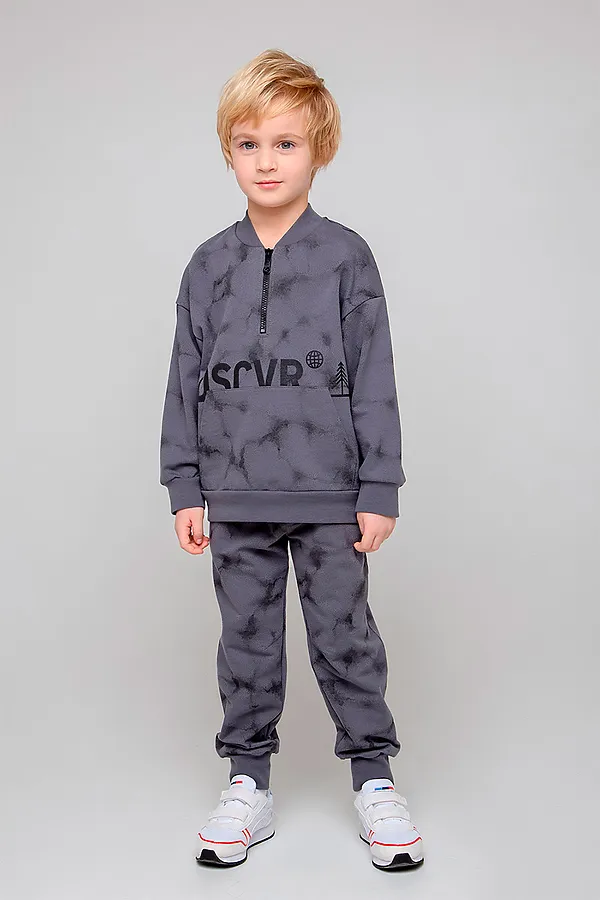 Брюки CROCKID SALE, серая дымка,гранжевая текстура - фото 1