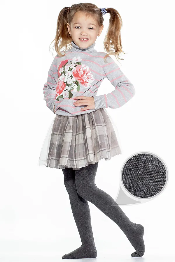 Колготки GIULIA, deep grey melange - фото 1