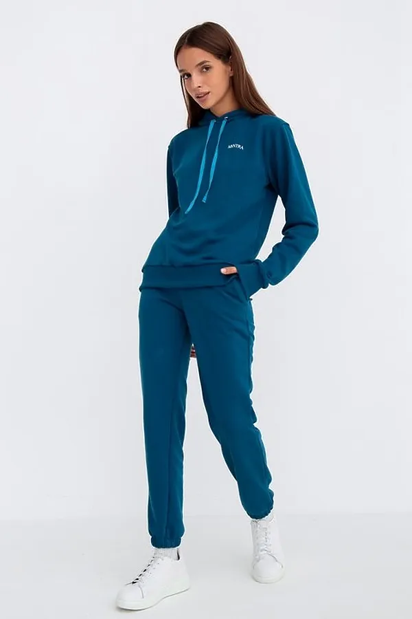 Костюм (Худи+Брюки) MODELLINI, петроль - фото 1