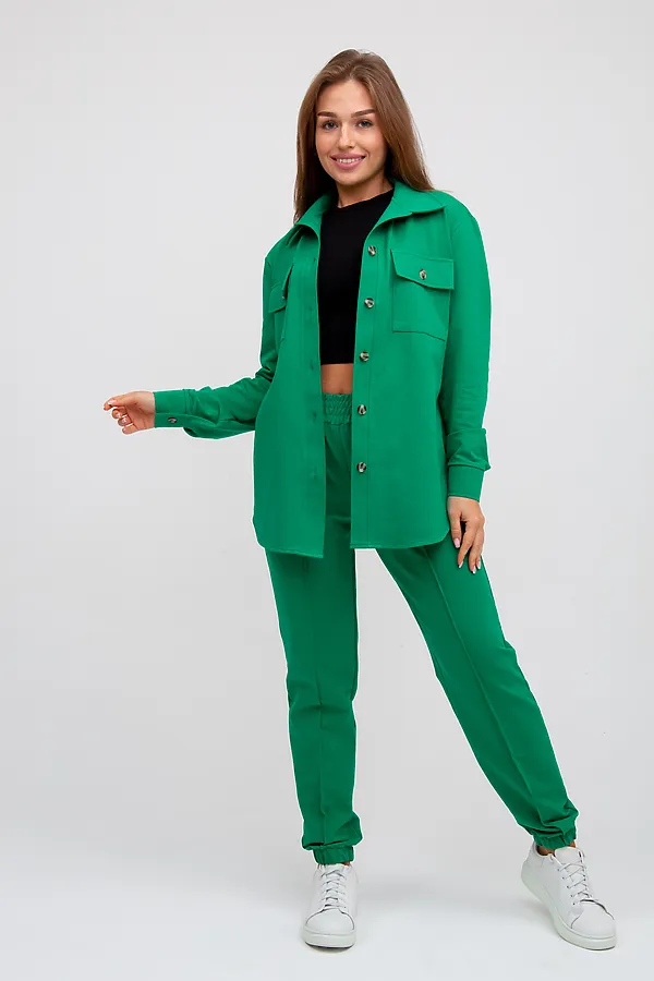 Костюм (Рубашка+Брюки) MODELLINI, зеленый - фото 1