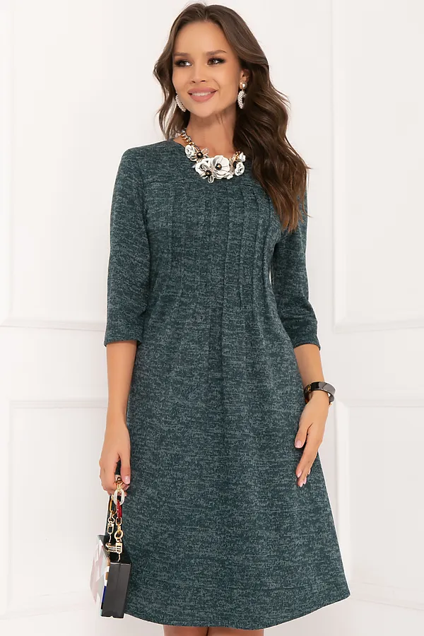 Платье BELLOVERA, изумрудный - фото 1