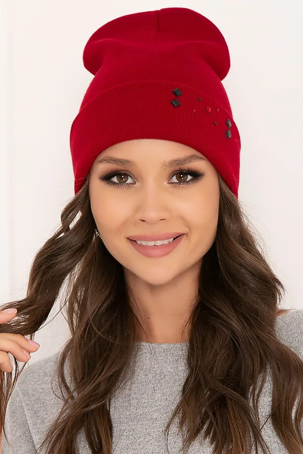 Шапка  BELLOVERA, красный - фото 1
