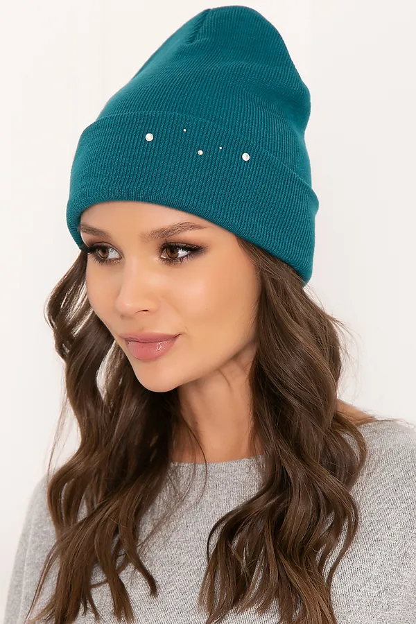 Шапка  BELLOVERA, изумрудный - фото 1