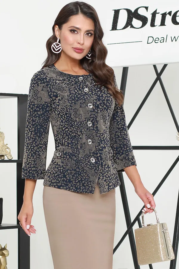 Жакет DSTREND, тёмно-синий - фото 1