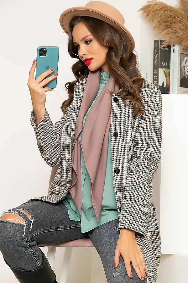 Жакет LADY TAIGA, грин - фото 1