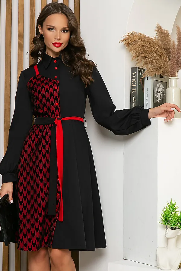 Платье LADY TAIGA, блэк - фото 1