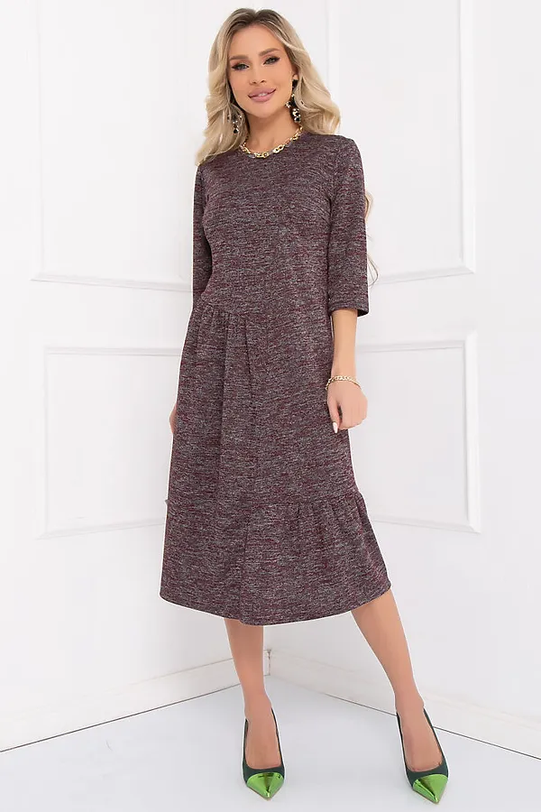 Платье BELLOVERA, бордовый - фото 1