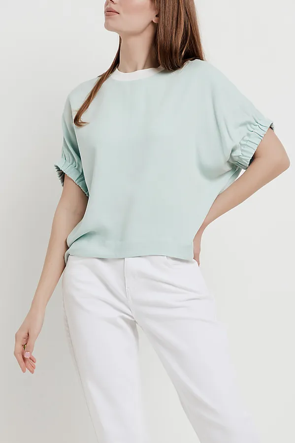 Блузка  CONTE ELEGANT, минт - фото 1