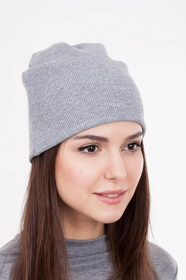 Шапка  MARK FORMELLE, серый меланж1 - фото 1