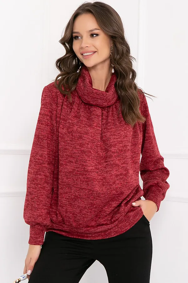 Джемпер BELLOVERA, бордовый - фото 1