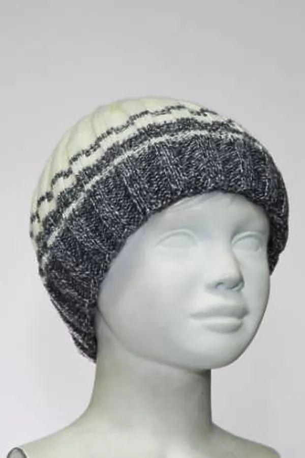 Шапка ESLI, меланж светло-серый-экрю - фото 1