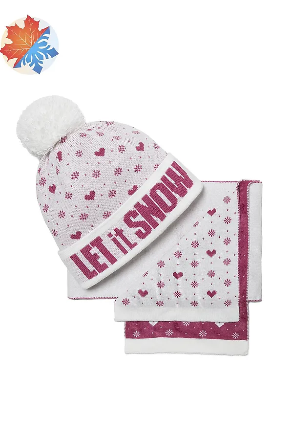 Комплект ESLI, бело-розовый - фото 1