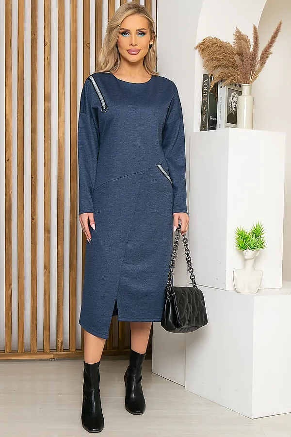 Платье LADY TAIGA, блю - фото 1