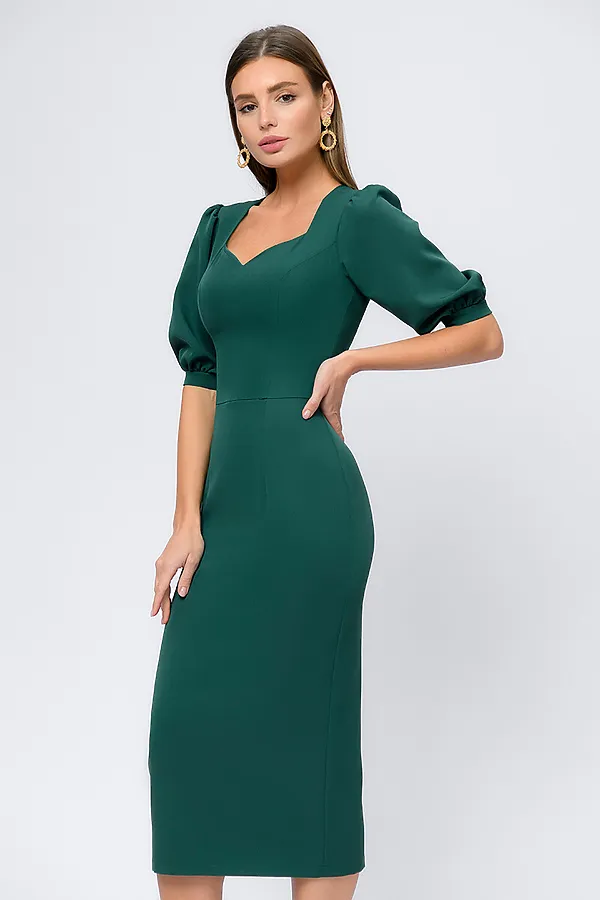 Платье 1001 DRESS, изумрудный - фото 1