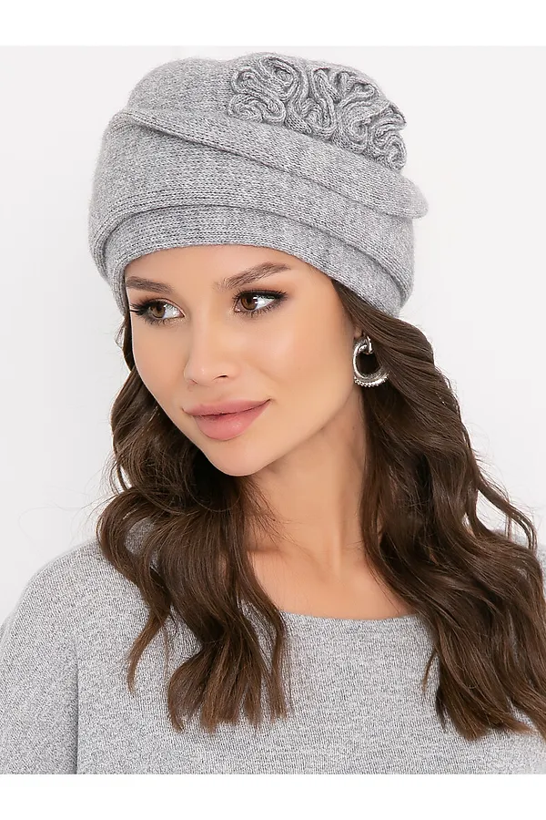 Шапка BELLOVERA, темно-серый - фото 1