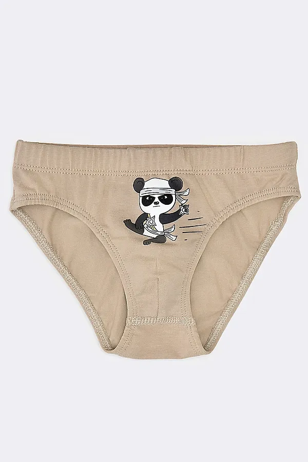 Трусы 2шт MARK FORMELLE, песочно -серый +печать - фото 1