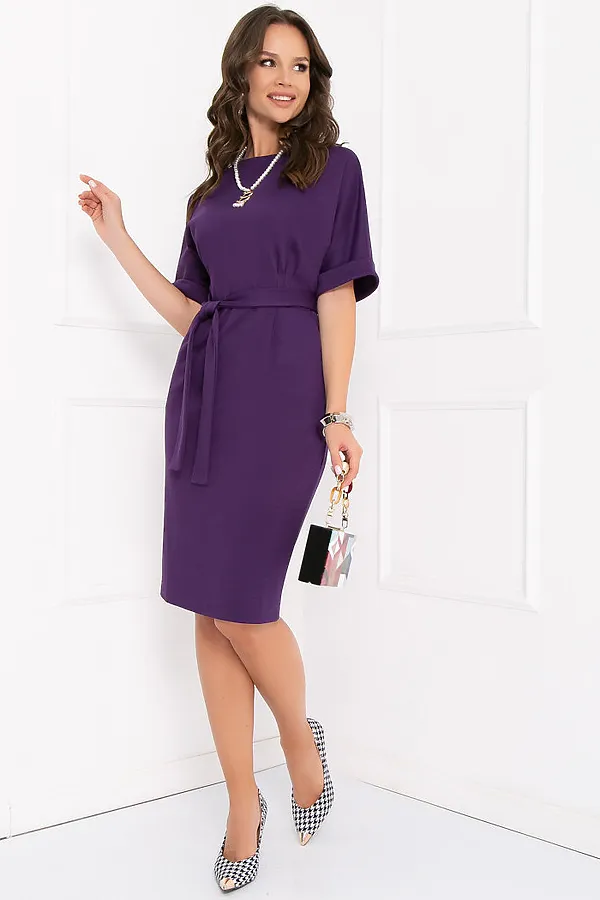 Платье BELLOVERA, сливовый - фото 1