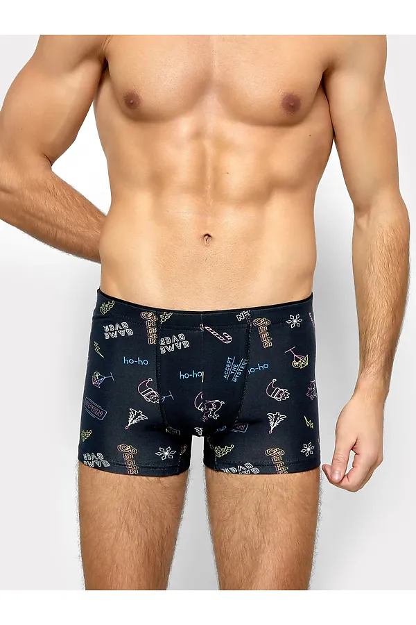 Трусы 2шт MARK FORMELLE, неоны на черном - фото 1