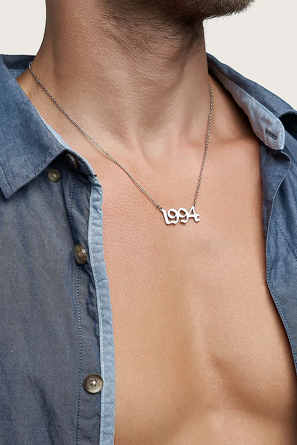 Колье-цепочка "Счастливое число" КРАСНАЯ ЖАРА, серебристый, темный никель - фото 1