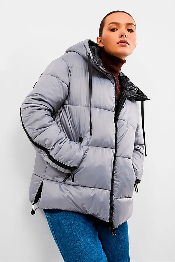 Пуховик HOOPS, серый - фото 1