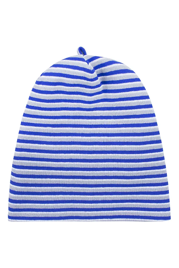 Шапочка YOULALA, синий, серый - фото 1