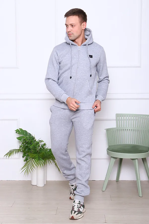 Костюм 6078 НАТАЛИ, серый меланж - фото 1