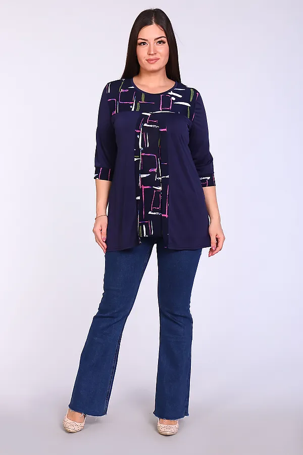 Туника Фархана НАТАЛИ, штрих - фото 1