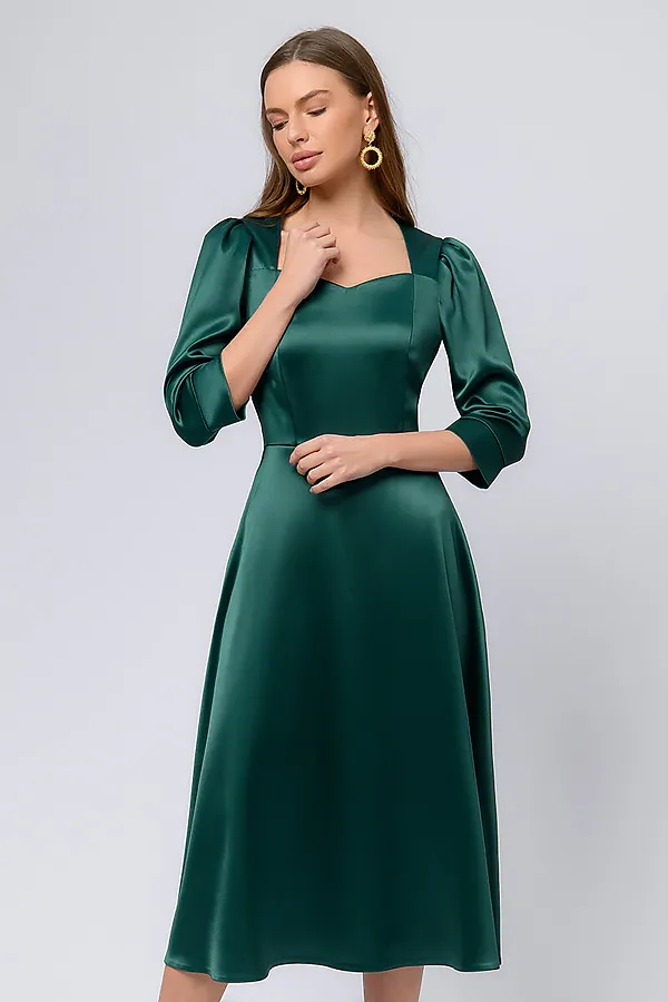 Платье 1001 DRESS, изумрудный - фото 1