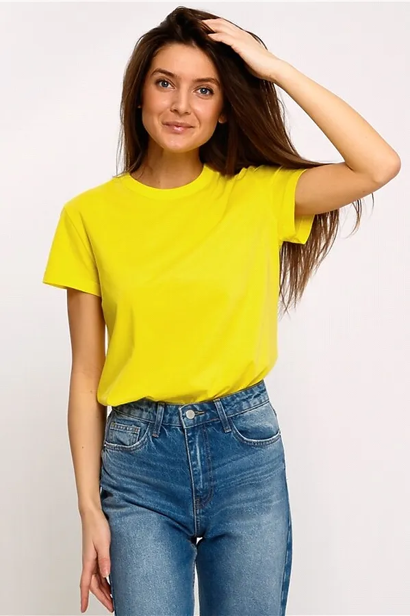 Футболка  АПРЕЛЬ, желтый6 - фото 1