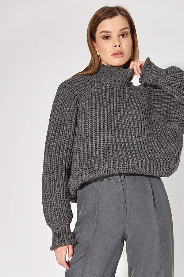 Джемпер KOSMOS, темно-серый - фото 1