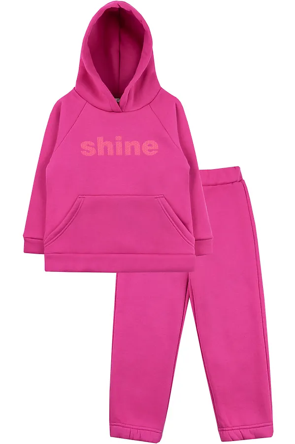 Комплект (Худи+Брюки) YOULALA, розовый - фото 1