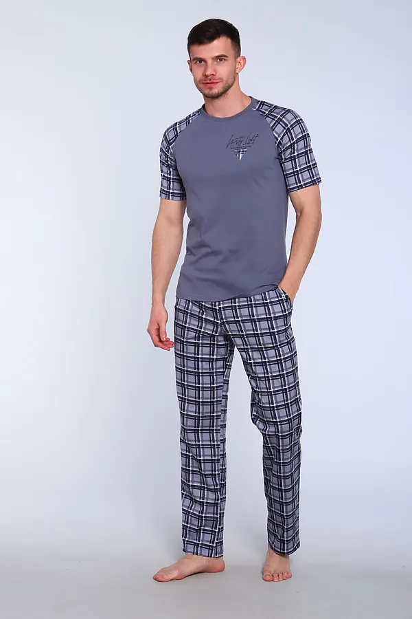 Костюм (футболка+штаны) СОФИЯ37, серый - фото 1