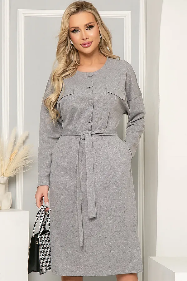 Платье LADY TAIGA, грей - фото 1