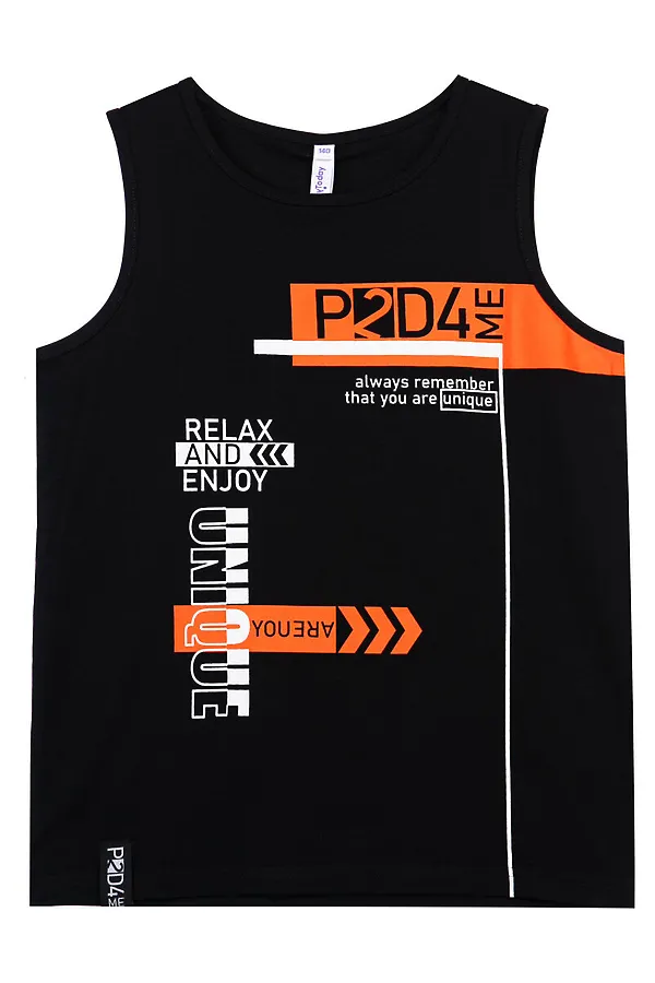 Майка PLAYTODAY, черный - фото 1