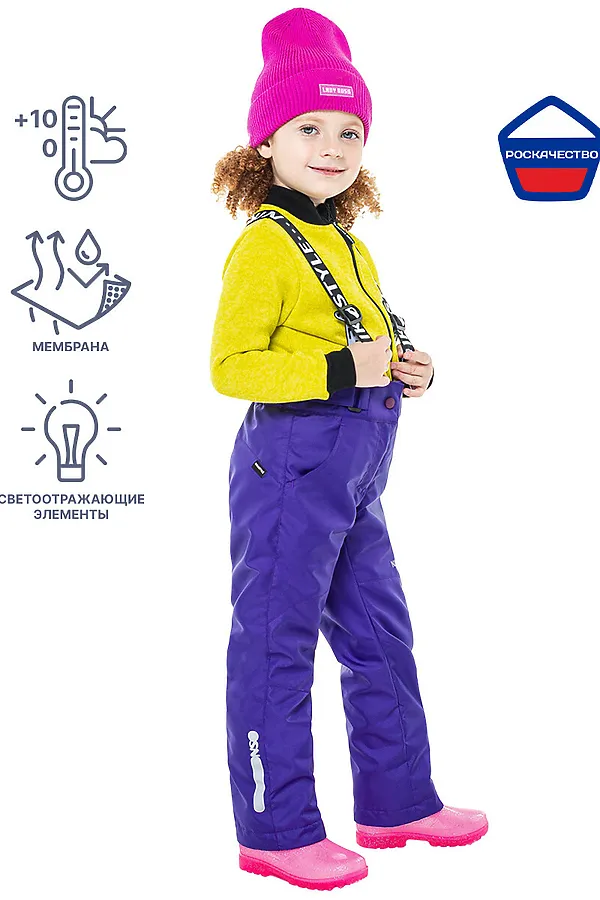 Брюки NIKASTYLE, фиолетовый - фото 1