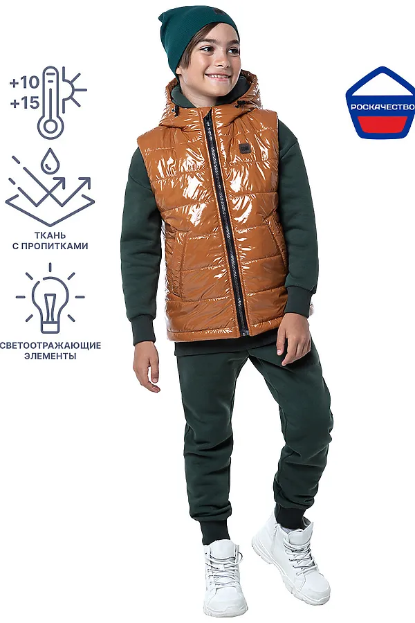 Жилет NIKASTYLE, кэмел - фото 1