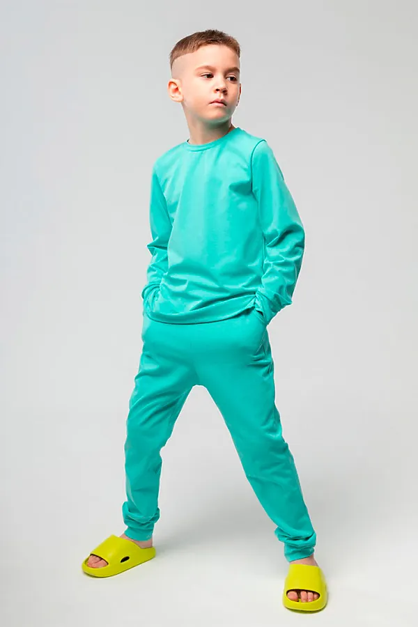 Костюм (Джемпер+Брюки) BODO, бирюзовый - фото 1