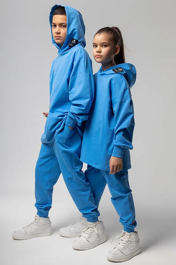 Костюм (Худи+Брюки) BODO, голубой - фото 1