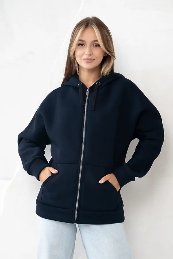 Толстовка BINITA, темно-синяя - фото 1