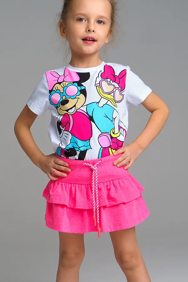 Юбка-шорты PLAYTODAY, фуксия - фото 1