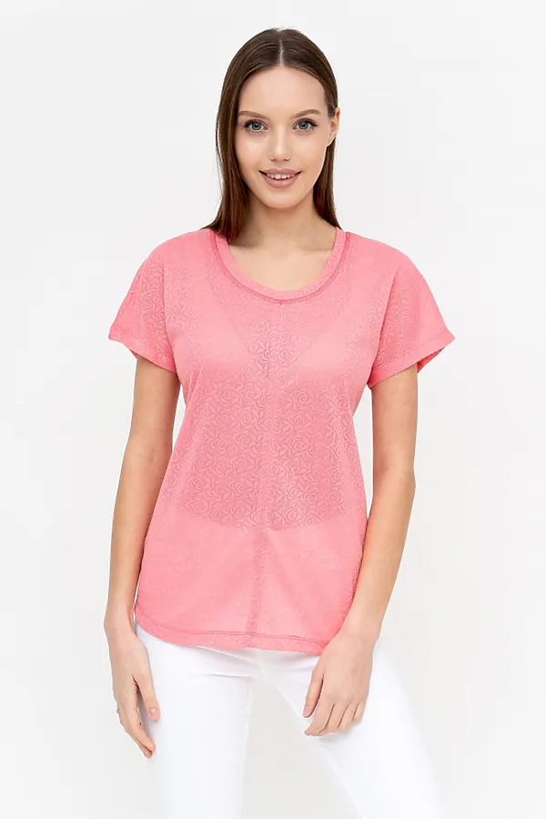 Футболка BINITA, розовая - фото 1