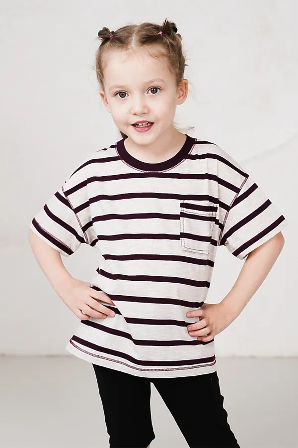 Футболка BINITA, бордовая - фото 1